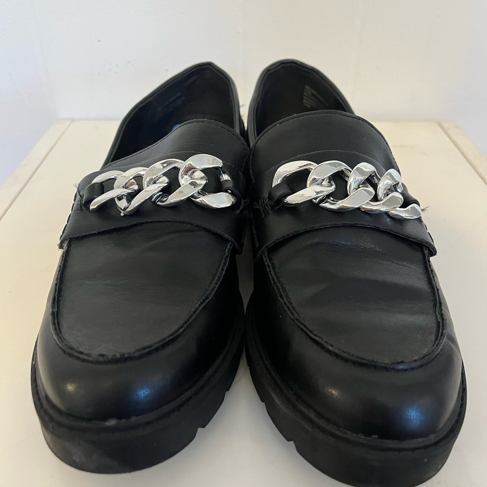 Anne Klein black loafers